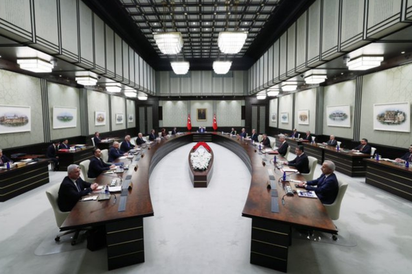  Cumhurbaşkanlığı kabinesi, Cumhurbaşkanı Erdoğan başkanlığında toplandı 